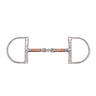 Mors Jake Adams Dee Ring avec rouleaux en cuivre, double brisure et oliva