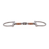 Mors Jake Adams Dee Ring avec rouleaux en cuivre, double brisure et oliva