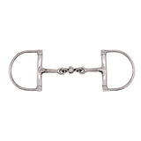 Mors à rouleaux Jake Adams Dee Ring double brisure en acier inoxydable