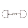 Mors à rouleaux Jake Adams Dee Ring double brisure en acier inoxydable