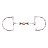 Mors à double brisure Dee Ring de Jake Adams avec triple rouleau en cuivre
