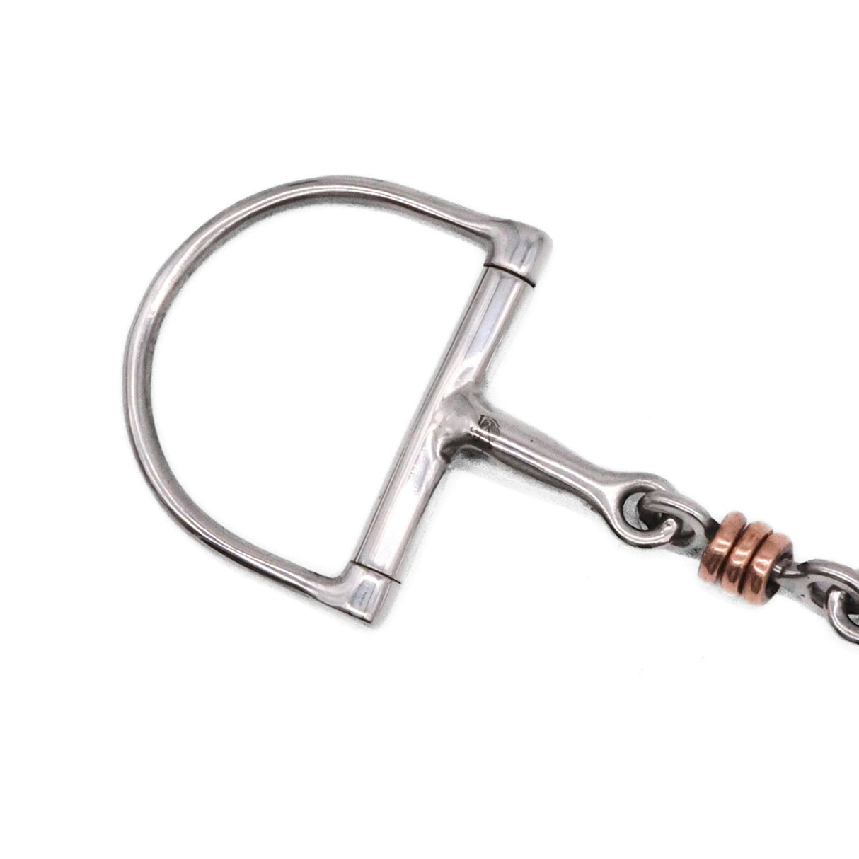 Mors à double brisure Dee Ring de Jake Adams avec triple rouleau en cuivre