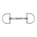 Jake Adams Dee Ring Double Jointed Whistle Bit W/ Lozenge