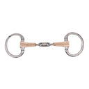 Jake Adams Eggbutt Double Jointed Leather Bit W/ Lozenge
