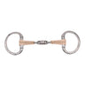 Jake Adams Eggbutt Double Jointed Leather Bit W/ Lozenge