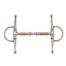 Jake Adams Full Cheek Copper Roller Double Jointed Elliptical Bit