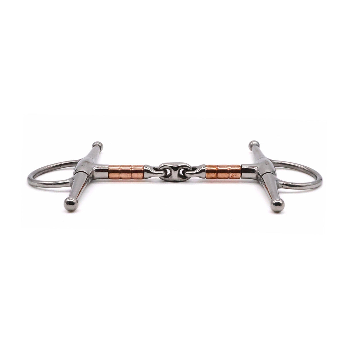 Jake Adams Full Cheek Copper Roller Double Jointed Elliptical Bit