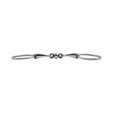 Jake Adams Loose Ring Double Jointed Bit W/ Stainless Steel Roller