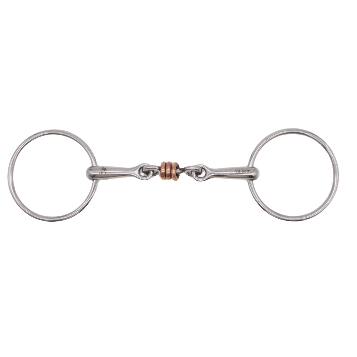Jake Adams Loose Ring Double Jointed Bit W/ Triple Copper Roller