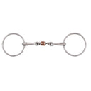 Mors Jake Adams double brisure à anneaux avec rouleaux en cuivre triple