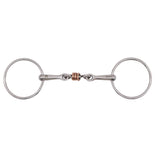 Jake Adams Loose Ring Double Jointed Bit W/ Triple Copper Roller