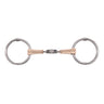 Jake Adams Loose Ring Gag Double Jointed Leather Bit W/ Lozenge