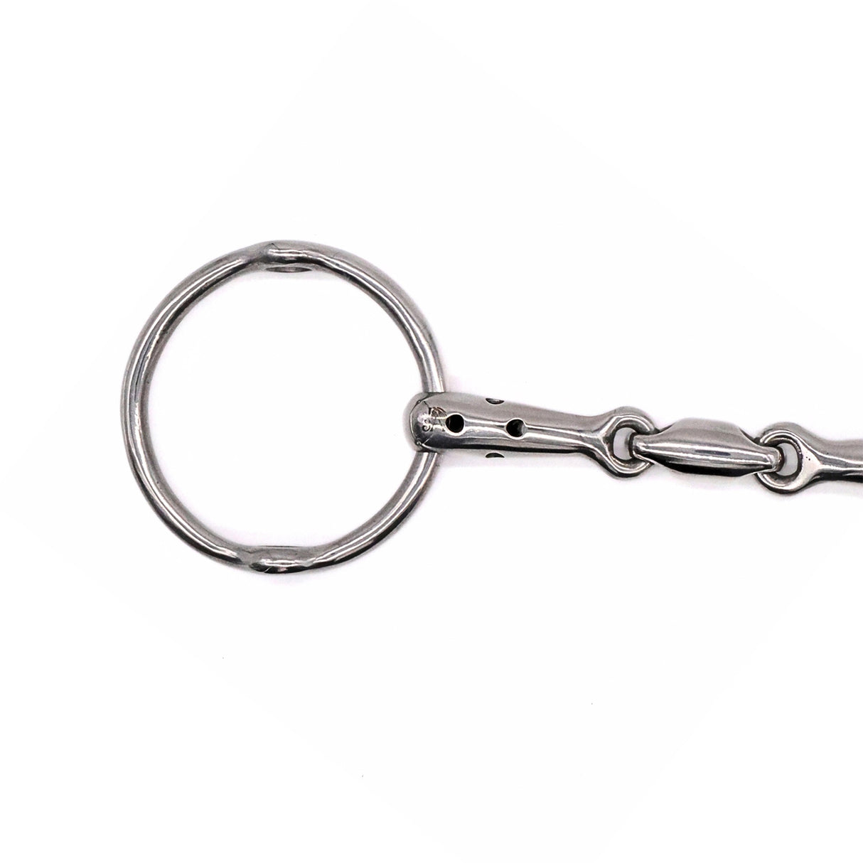 Jake Adams mors anneau lâche articulé sifflet avec olive