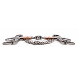 Jake Adams Pelham Copper Roller Double Jointed Elliptical Bit