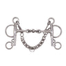 Jake Adams Pelham Double Jointed Bit W/ Stainless Steel Roller
