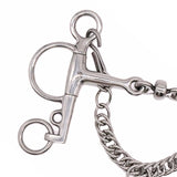 Jake Adams Pelham Double Jointed Bit W/ Stainless Steel Roller