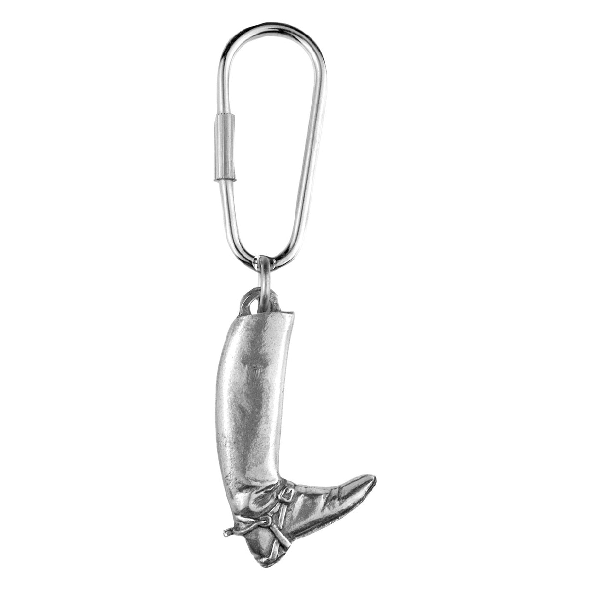 Loriece Pewter Riding Boot Horse Keychain