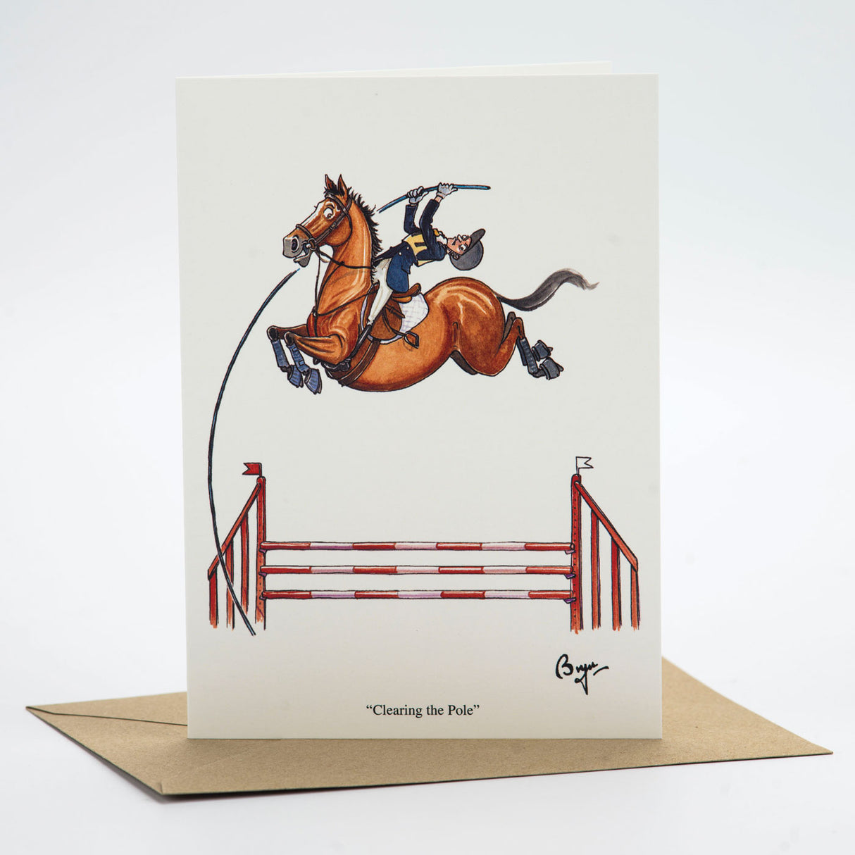 Bryn Parry Clearing the Pole Greeting Card