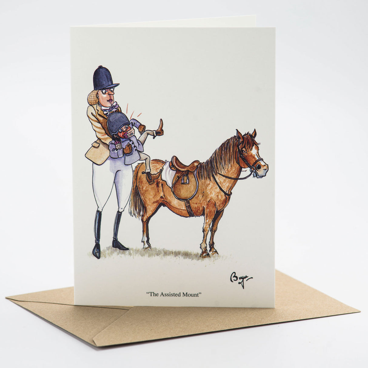 Bryn Parry The Assisted Mount Greeting Card