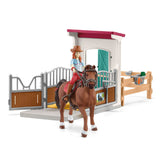 Schleich Horse Box W/ Hannah & Cayenne