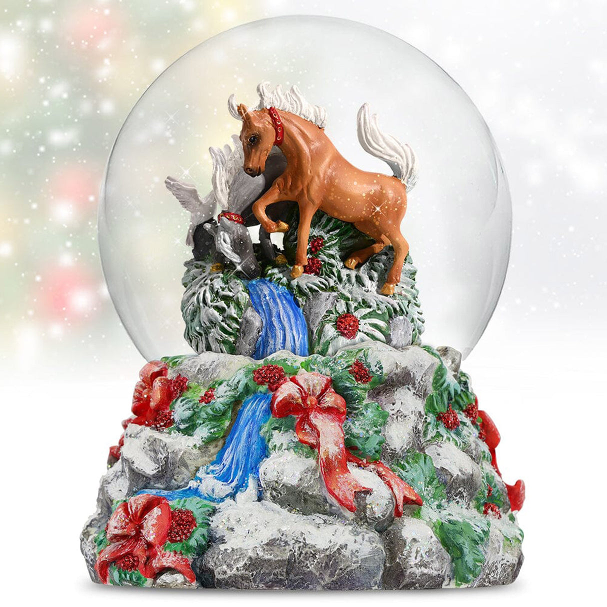 Boule à neige musicale Breyer Winter Woodland