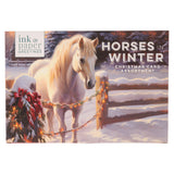 Ink on Paper Horses In Winter Christmas Card Box Set