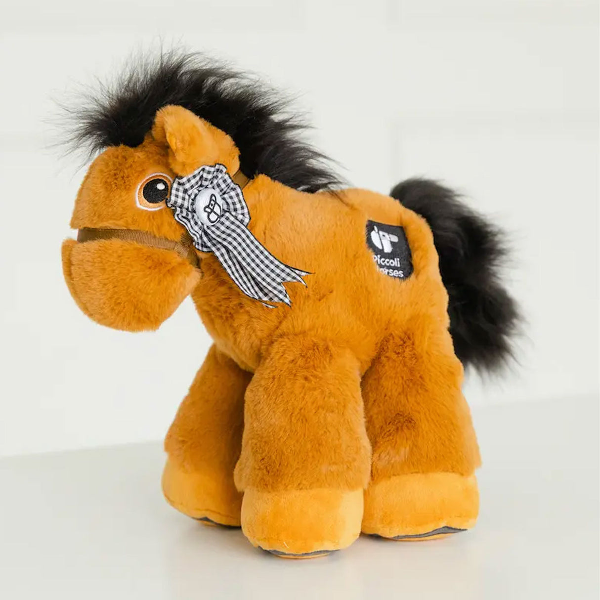 Piccoli Cherry Chocolate Pony English Plush 11 In.