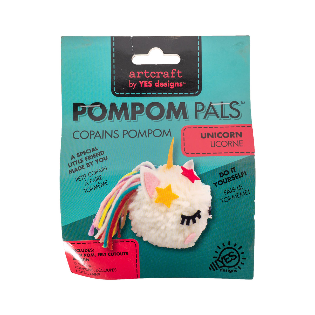 Kit de pompons licornes à faire soi-même