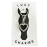 Luxy Charms Rhinestone Heart Tack Charm