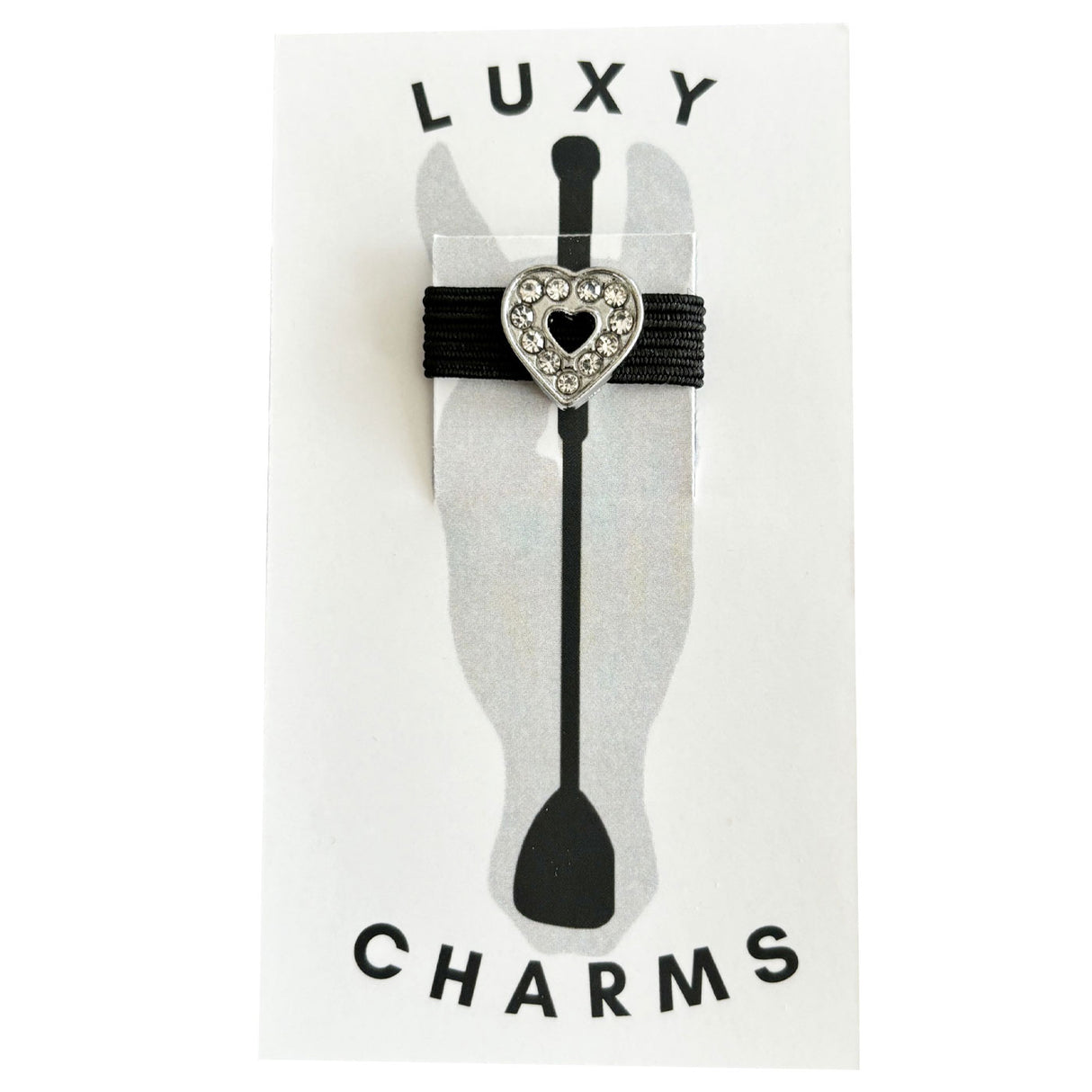 Luxy Rhinestone Heart Crop Charm