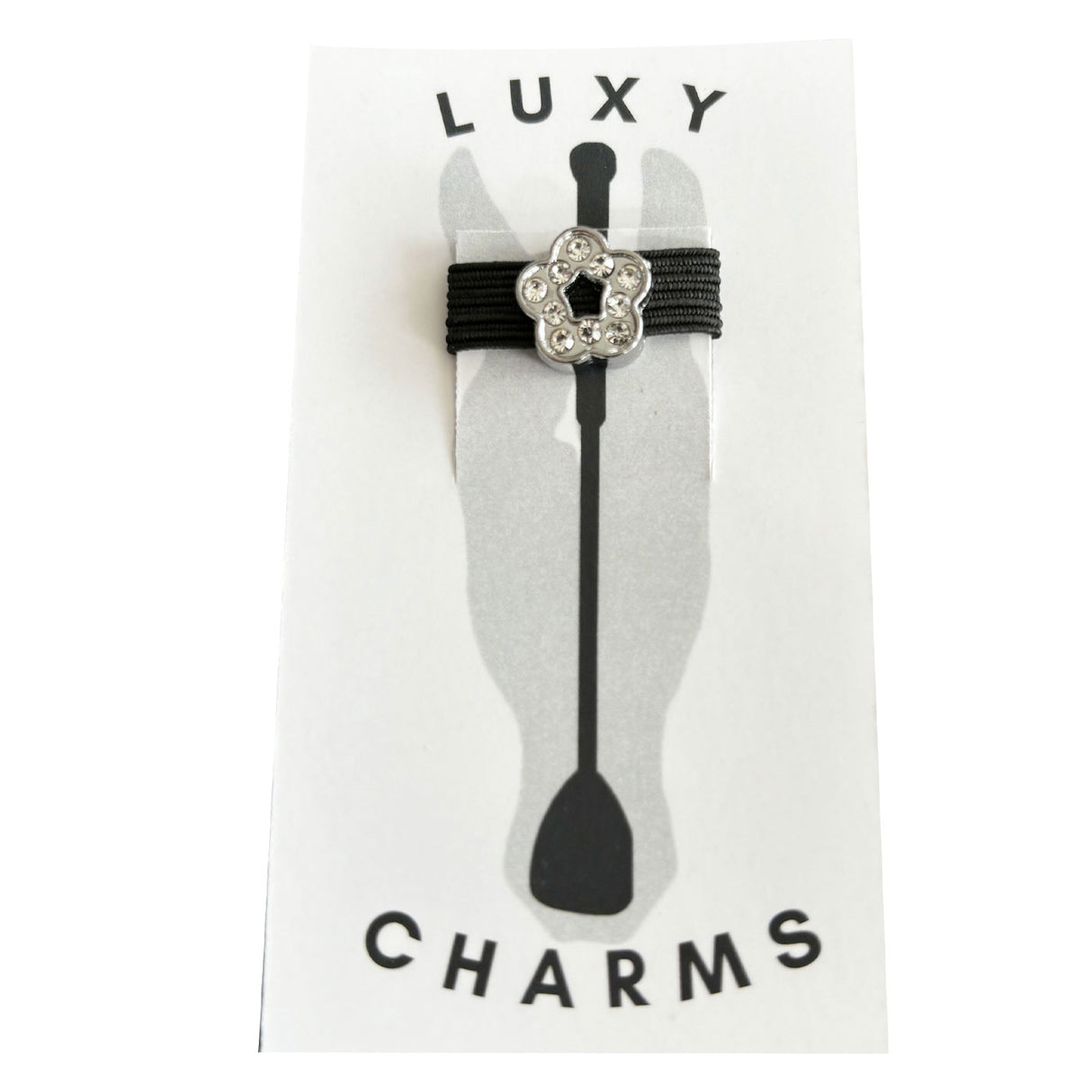 Charm luxueux en forme de fleur en strass