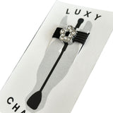 Charm luxueux en forme de fleur en strass