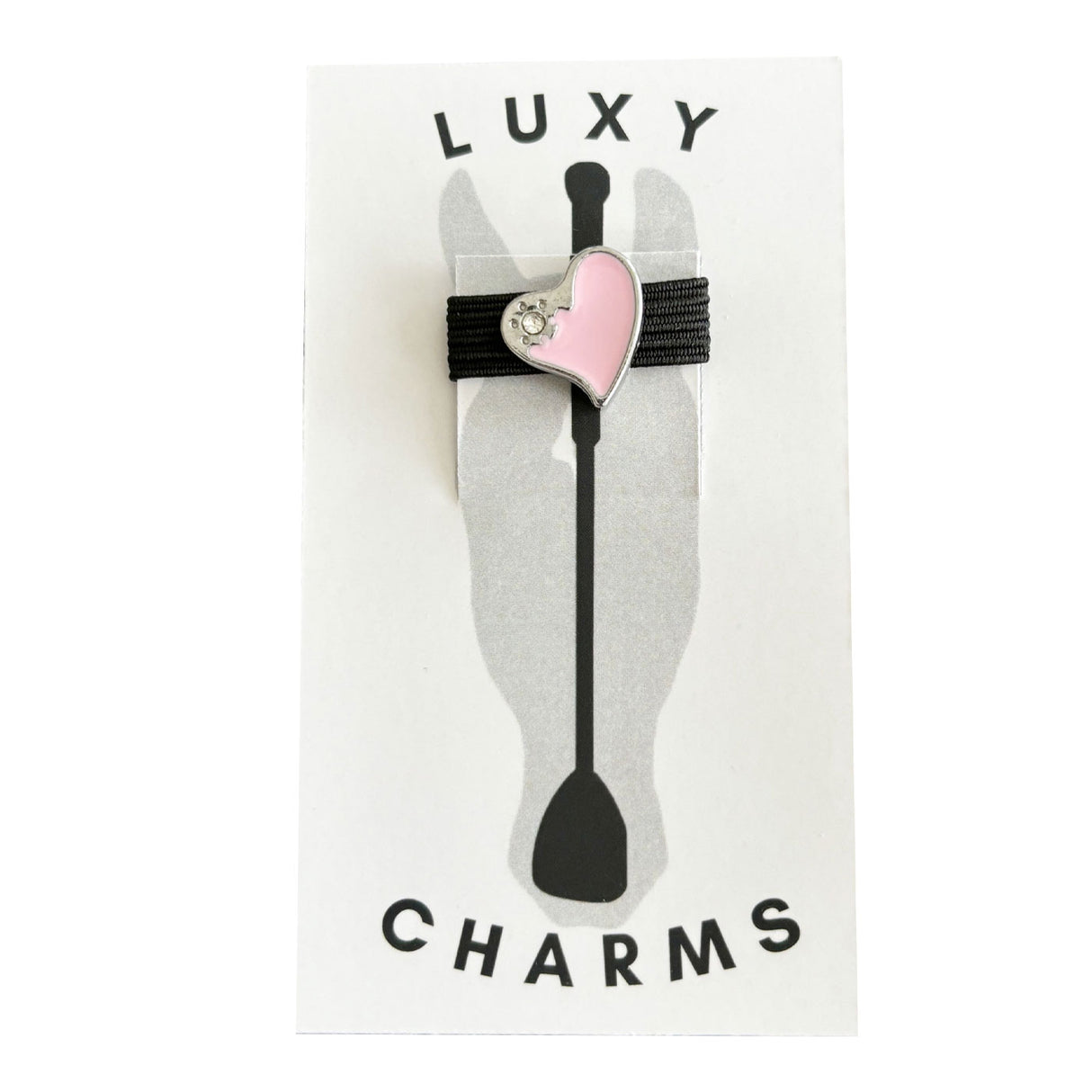 Luxy Pink Heart Crop Charm