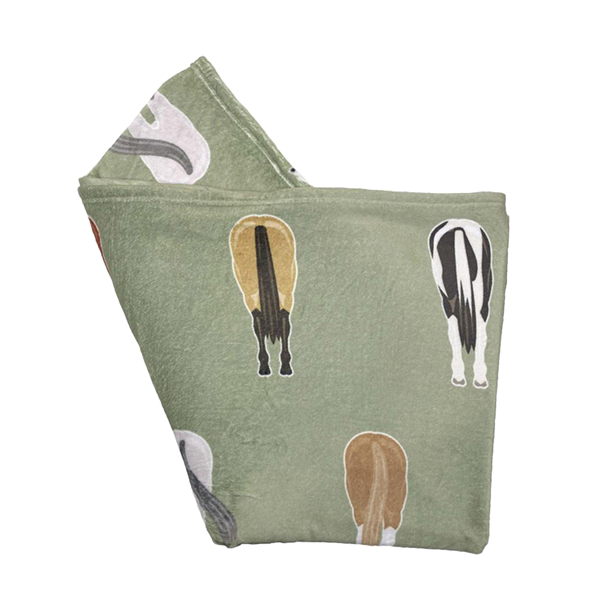 Kelley & Co. Horse Tails Throw Blanket