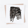 Meg Hawkins Horse Greeting Card