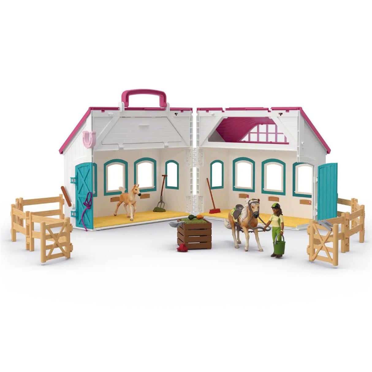 Schleich Horse Club Open Stable Little Horseshoe