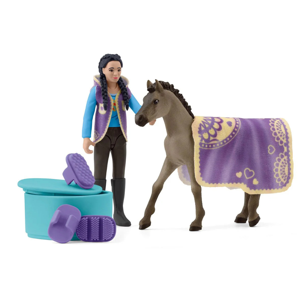 Schleich Pocket Set Beauty Set W/ Kim