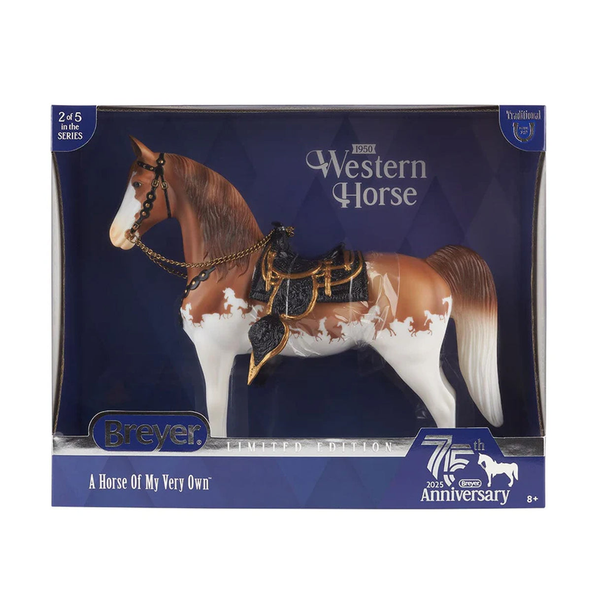 Cheval western traditionnel Breyer 75e anniversaire