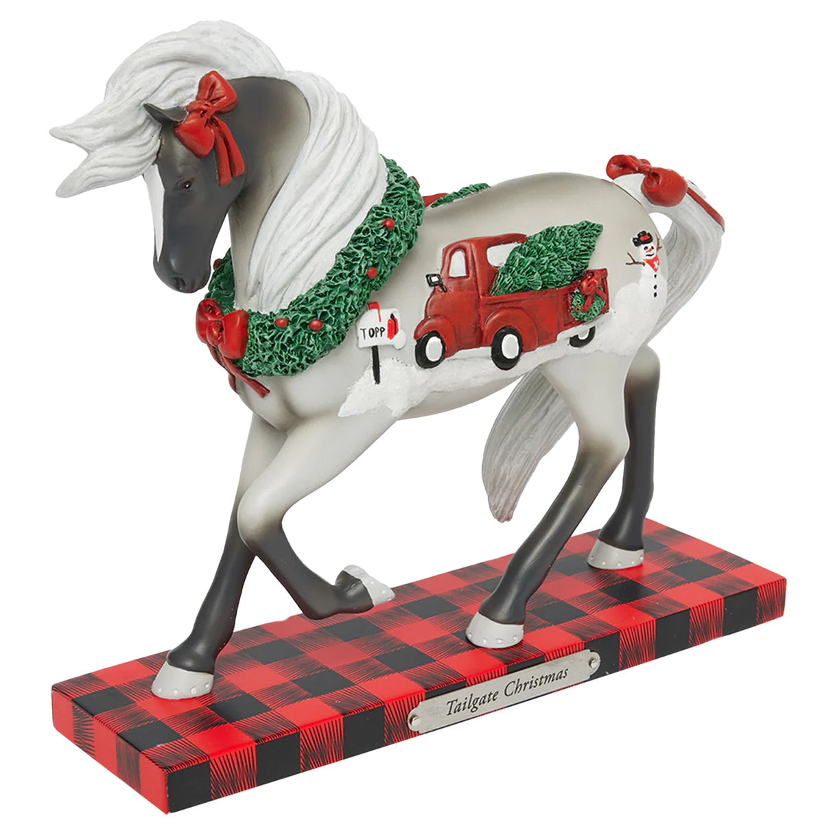 Trail of Painted Ponies Tailgate Christmas Figurine