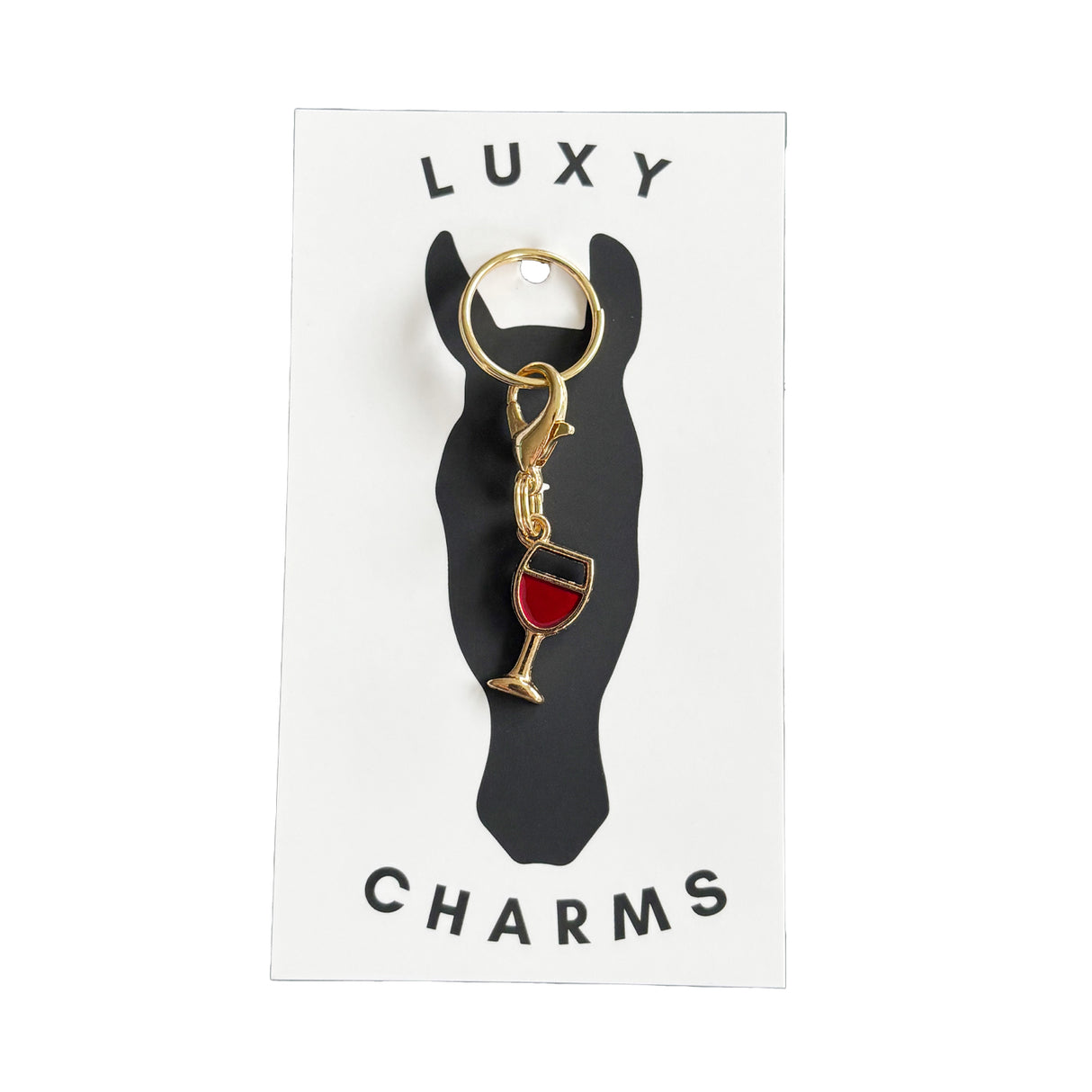 Luxy Charms Wine Glass Tack Charm