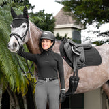 Tapis de selle LeMieux ProSorb Plain à deux poches à contact étroit