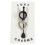 Luxy Charms Rhinestone Heart Crop Charm 2.0