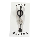 Luxy Charms Crystal 4 Leaf Clover Crop Charm 2.0