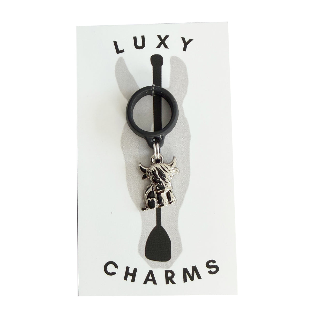 Luxy Charms Highland Cow Crop Charm 2.0