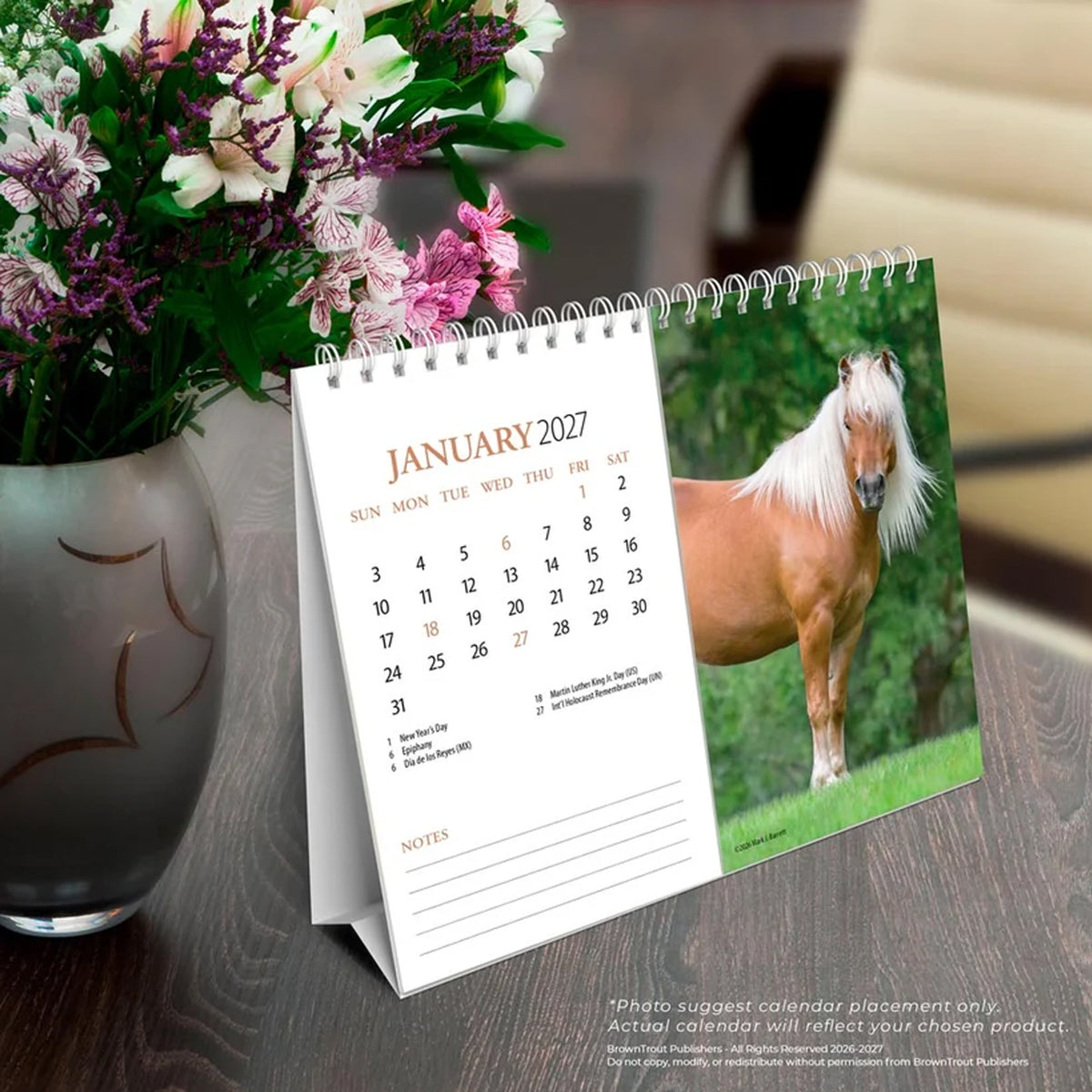 BrownTrout Horse Lovers 2027 Double View Easel Calendar – Greenhawk ...
