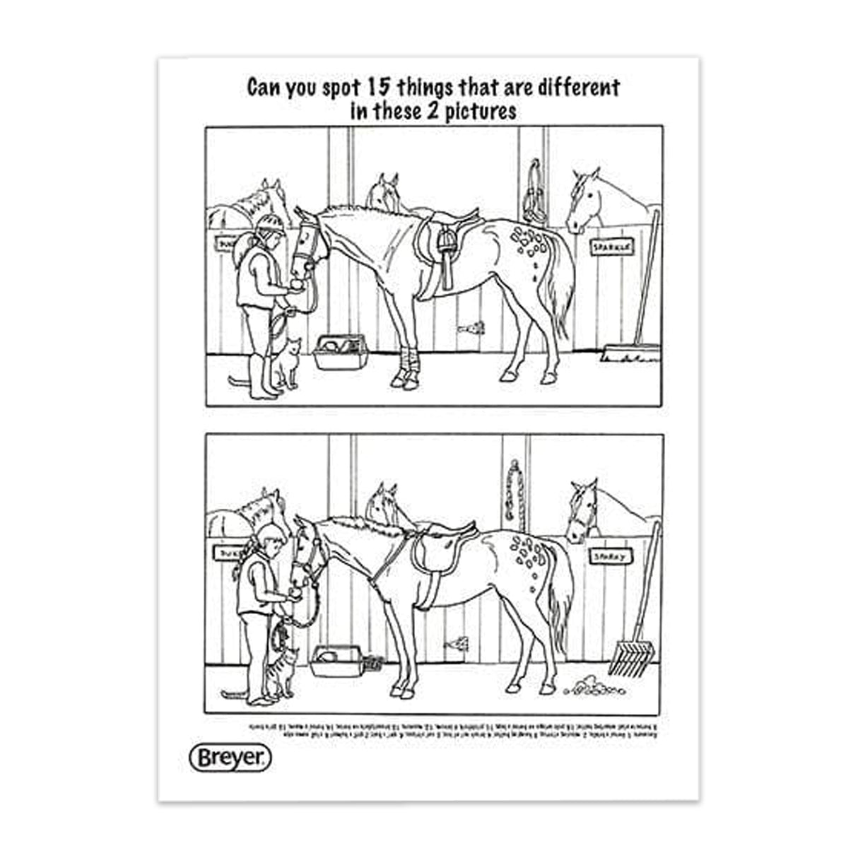 Breyer H Is For Horse Activity Book