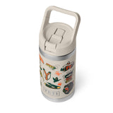 Bouteille d'eau pour enfants YETI Rambler avec bouchon en paille de couleur assortie 355 ml
