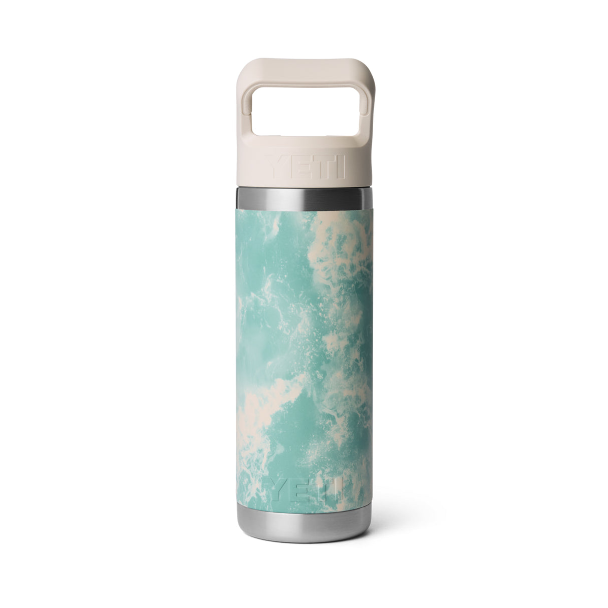 Bouteille d'eau YETI Rambler avec bouchon en paille de couleur assortie 532 ml