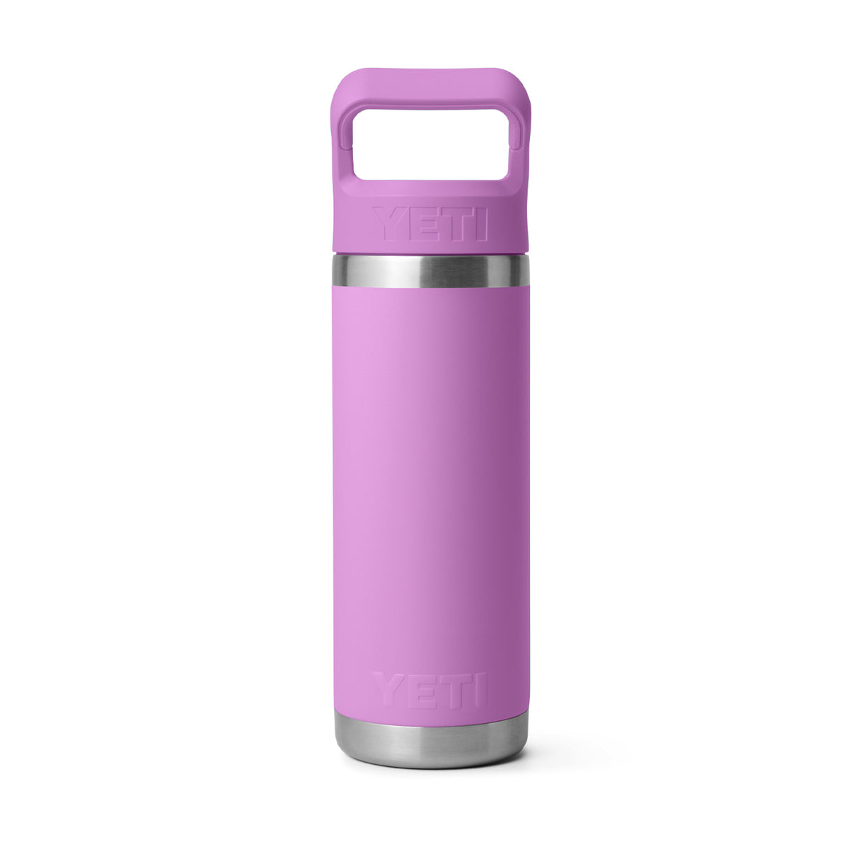 Bouteille d'eau YETI Rambler avec bouchon en paille de couleur assortie 532 ml