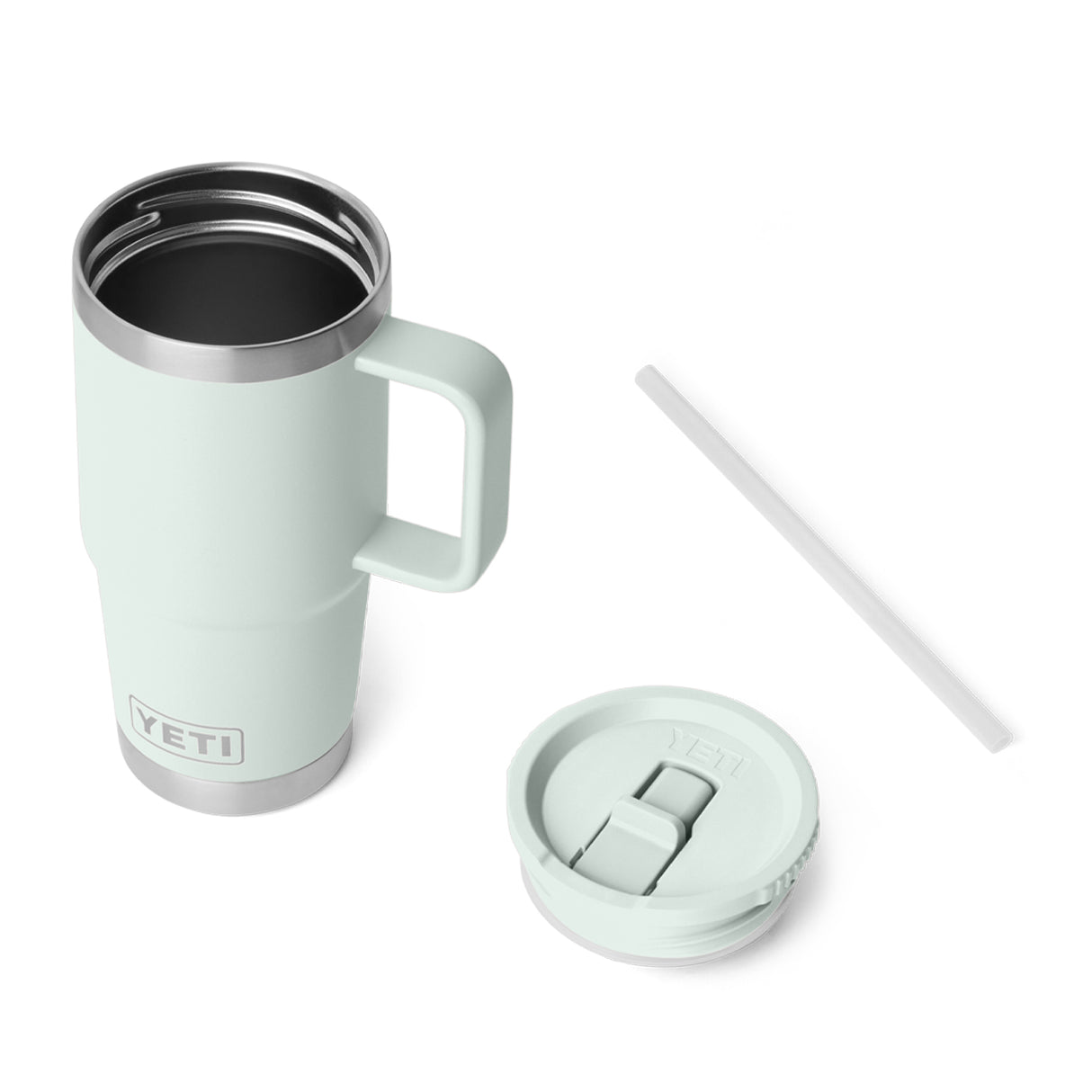 YETI Rambler Travel Mug W/ Colour-Matched Straw Lid 591 mL